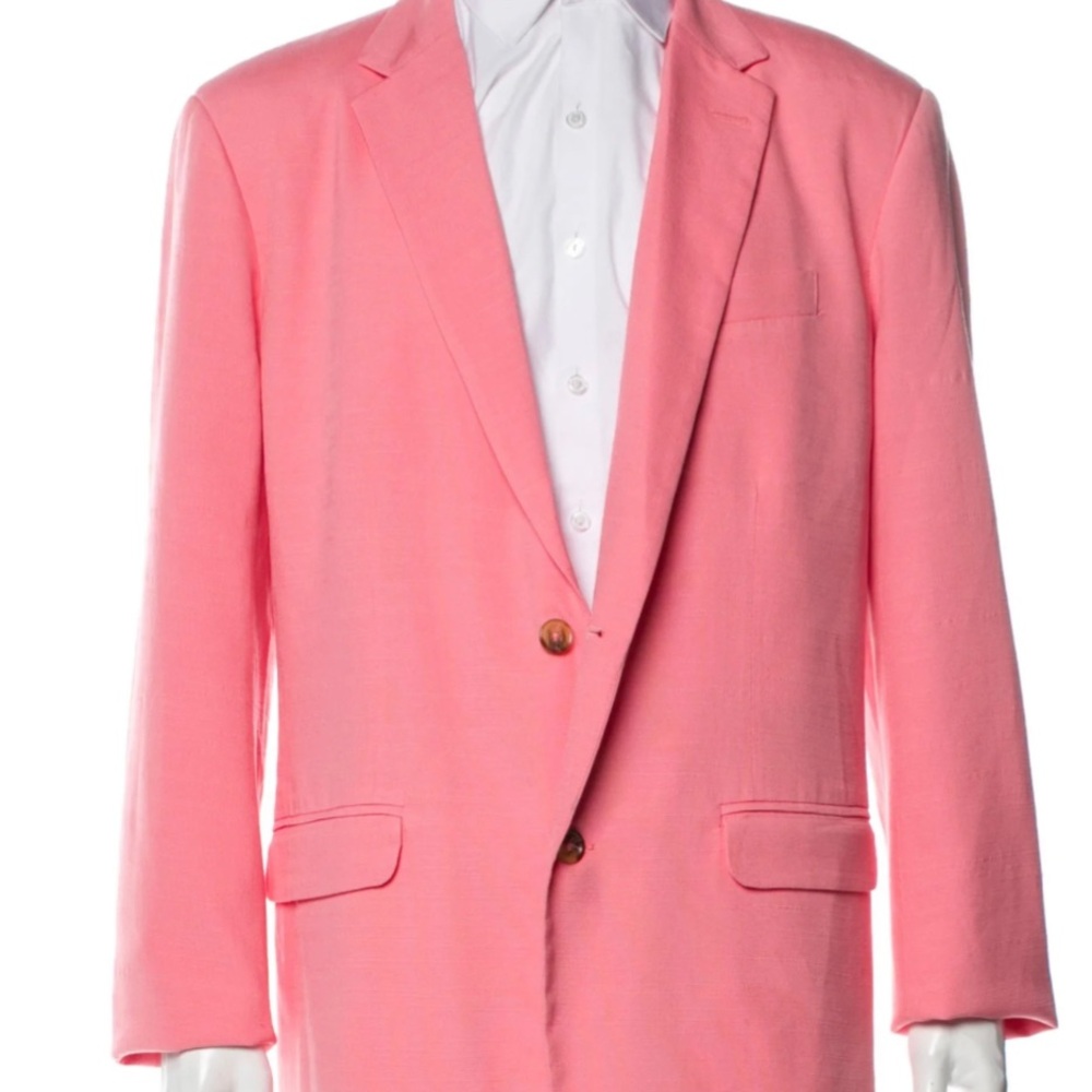 Stylish Men's Pink Blazer
